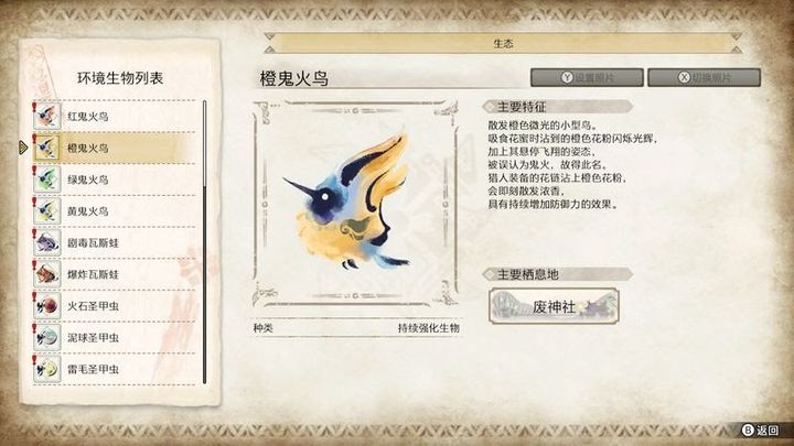 【魔物獵人 崛起】BUFF 加成彙整! 環境生物篇
