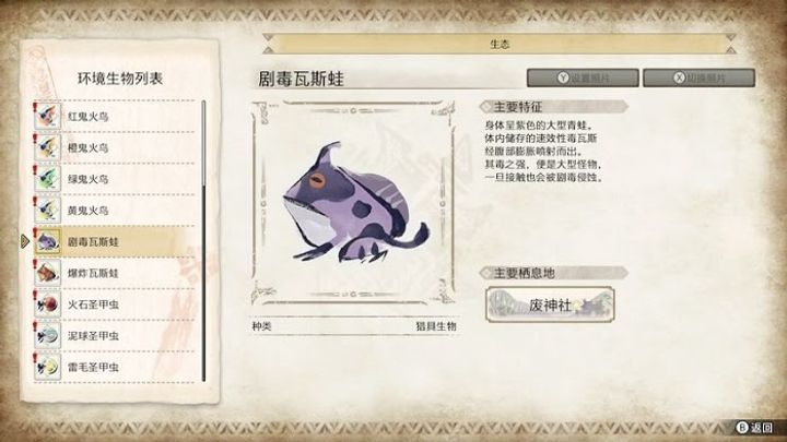 【魔物獵人 崛起】BUFF 加成彙整! 環境生物篇
