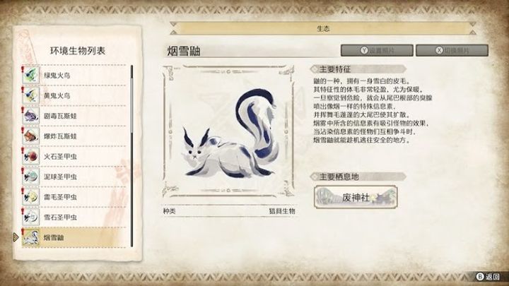 【魔物獵人 崛起】BUFF 加成彙整! 環境生物篇
